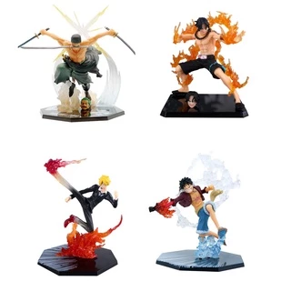 Mô Hình Luffy Zoro Sanji Ace One Piece cực chất tùy chọn mẫu hàng loại 1 đủ chi tiết