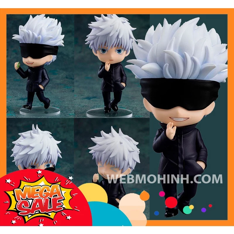 🌟GIÁ HỦY DIỆT🌟 Mô Hình Satoru Gojo - Chú Thuật Hồi Chiến Jujutsu Kaisen Có Khớp Cử Động Nendoroid 1528