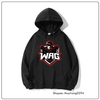 Áo Hoodie Free Fire Team Wag Peo màu đen và trắng - Hàng chuẩn