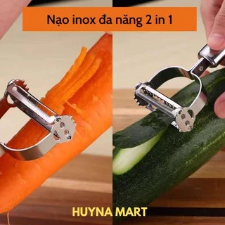 Nạo Rau Củ INOX Cao Cấp Đa Năng 2 in 1 (Nạo củ quả và bào sợi tiện lợi)