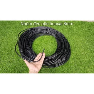 Dây nhôm đen 8mm bó 1kg quấn cây cảnh, uốn bonsai