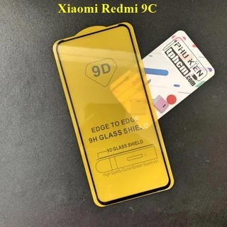 Dán cường lực Xiaomi Redmi 9C - Redmi 10A - Poco C3 Full màn hình Full keo