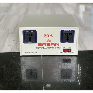 Biến áp 220v ra 110v, bộ đổi nguồn điện  20A  SASAN