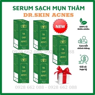 Combo 5 hộp serum sạch mụn Dr.kin acnes 5ml đánh bay mụn sạch thâm trong 7 ngày