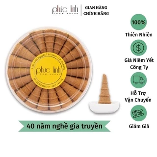 Trầm Hương Nụ Nguyên Chất PHÚC LINH Loại Đặc Biệt 36 Viên Lớn