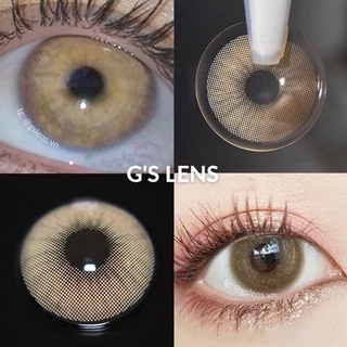 Kính Áp Tròng Lens Nâu Tây Sáng Siêu Đẹp Không Giãn Size Xs 14mm Có 0 Đến 6 Độ Lệch Độ ST3034 Brown Xs