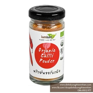 [Gia Vị Hữu Cơ] Bột Ớt Hữu Cơ LumLum Organic Chilli Powder, 30g