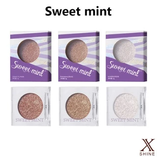 Hộp Nhũ Mắt Bắt Sáng SWEET MINT Kin Tuyến Bling Trang điểm Nổi Bật