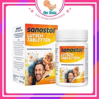 Viên Ngậm Sanostol Đức Bổ Sung Canxi & Multi-Vitamin Tổng Hợp 75 Viên cho trẻ từ 4 tuổi và người lớn