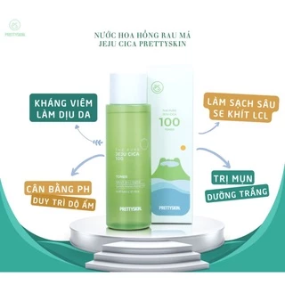 Nước hoa hồng Toner rau má Pretty Skin