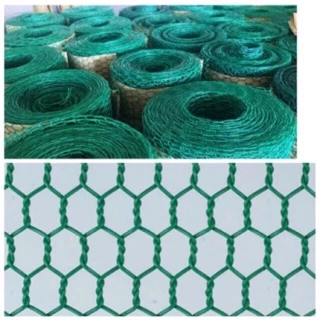 Cuộn lưới mắt cáo xanh khổ 50cm 100cm