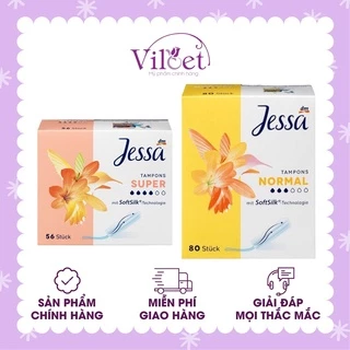 Băng vệ sinh tampon dạng ống Jessa mềm mại siêu thấm hút - Shop Viloet