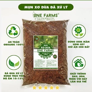 [MUA 05 TẶNG 1] Mụn dừa, xơ dừa ONEFARMS chuyên dùng để ươm hạt, trồng cây giúp cây sinh trưởng