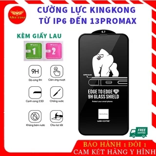 Kính Cường Lực KingKong cho iphone 14/ 6plus/7Plus/8Plus/X/Xs/XsMax/XR/11/11Pro/11Pro Max/12Pro Max/13/13ProMax Full Màn