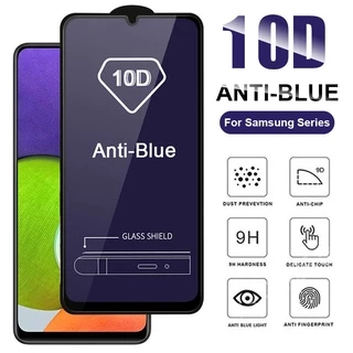 Kính Cường Lực Full Màn Chống Ánh Sáng Xanh Cho Samsung Galaxy A15 A25 A14 A24 A34 A54 A13 A23 A33 A53 A72 A52 A52s A32 A22 A71 A51 A21s A11 A70 A01 A10s A20s A42 A02 A02s A03s A12 A30s A31 A50 A50s Note 10 Lite S20 fe S10 Lite