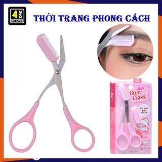 Kéo cắt tỉa lông mày lông mi có kèm lược tiện dụng cho nữ Mini Brow Class - Siêu Tiện Lợi