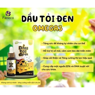 Dầu Tỏi Đen OMEGA3 (30ml)- Fanneco