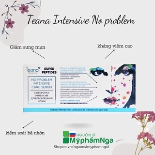 Teana Intensive No problem loại bỏ mụn hộp 10 lọ