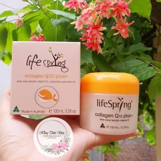 Kem nhau thai cừu Úc LifeSpring Collagen Q10 Plus + Lô hội, mỡ cừu và vitamin E 100ml