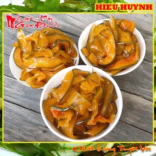 500gr Dưa Mắm Đu Đủ Nguyên Miếng Chưa Trộn Giòn Thơm Hiệu Kim Yến