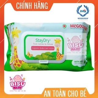 Khăn ướt Staydry không mùi 100 tờ