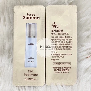 10 gói date 6/2025 - Tinh chất tái tạo dưỡng trắng losecSumma Elixir Treatment Sum 37