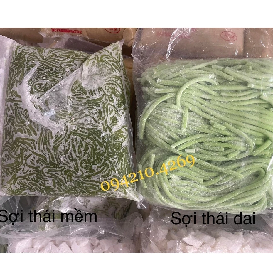 Sợi Thái Dai/ Sợi Thái Mềm gói 1kg-CHUYÊN DÙNG NẤU CHÈ THÁI LAN