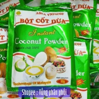 Bột cốt dừa không đường làm bánh keto thơm ngon