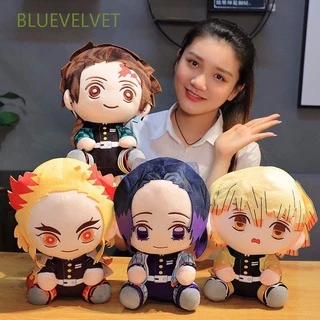 20cm Demon Slayer Plush Toys Kawaii Kamado Tanjirou Agatsuma Zenitsu Kamado Nezuko Stuffed Dolls Lovely Pillow