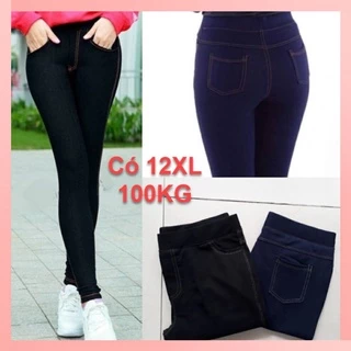 Quần Legging Dài Giả Jeans Có Big Size 3xl 4xl 5xl 6xl 7xl Đến 12xl