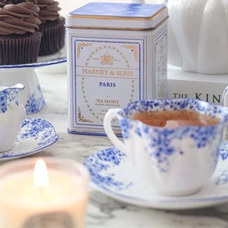 [NGON KINH ĐIỂN]Trà đen Paris hương quả mọng caramel vanilla Harney and Sons hộp thiếc (hàng Mỹ)