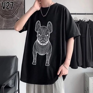 Áo Thun Unisex Hình Chó 3D Pulldog - Nam Nữ - Vải Cotton Cao Cấp - Bigsize