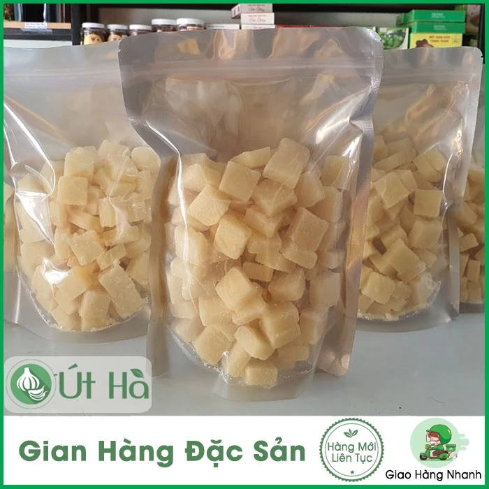 Đường Phổi Vàng Quảng Ngãi Túi 1KG Đường Sản Xuất Thủ Công 100% Tự Nhiên - Út Hà Đặc Sản