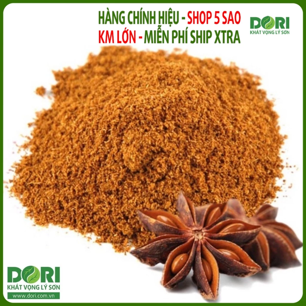 Bột hoa hồi nguyên chất - Dori Thơm - 70g - Gia vị Việt Nam - Bột gia vị