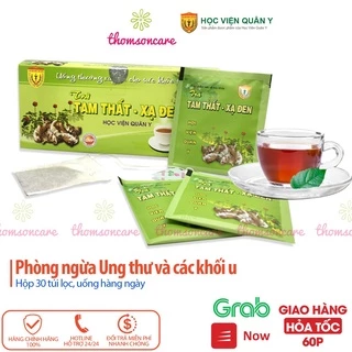 Trà Tam Thất Xạ Đen - Giúp tăng cường sức khỏe, bồi bổ cơ thể - Hộp 20 gói - Chính hãng Học Viện Quân Y