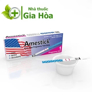 Que thử thai Amestick (Ame stick) - Dụng cụ test phát hiện thai sớm, nhanh chóng, chính xác (TANAPHAR)