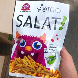 Sỉ Bịch 30 Gói Snack Salat Potato Chiên Giòn Hot Ăn Cùng Pon Pon