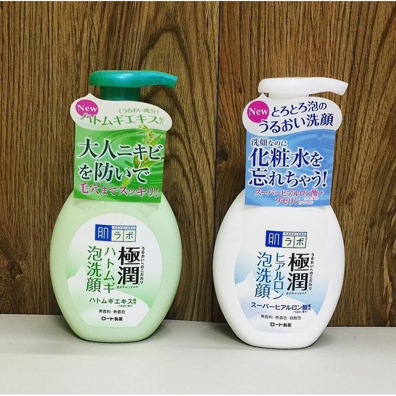 Sữa Rửa Mặt Tạo Bọt HadaLabo Gokujyun Foaming Cleanser