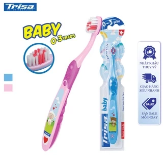 Bàn Chải Đánh Răng Trẻ Em Trisa Baby Dành Cho Bé 0 - 3 Tuổi Bảo Vệ Nướu Răng