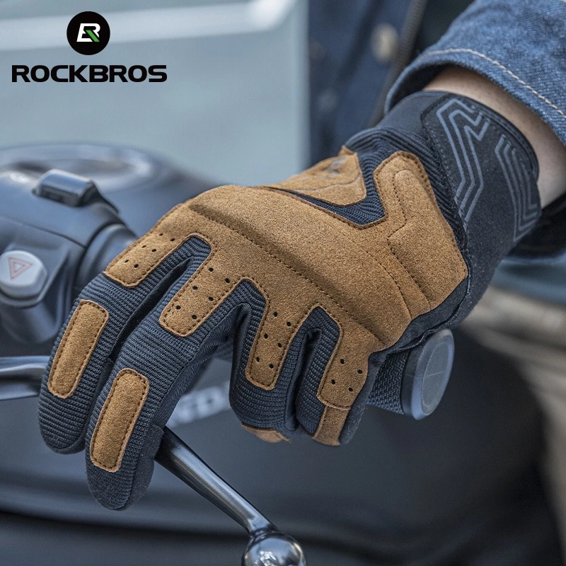 ROCKBROS Găng Tay Lái Xe Chống Sốc Cao Cấp