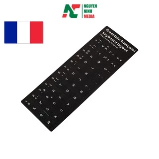 Miếng dán bàn phím tiếng Pháp (French Keyboard Sticker)