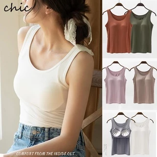 Áo thun thể thao tay ngắn có miếng đệm ngực size S-3XL thời trang cho nữ