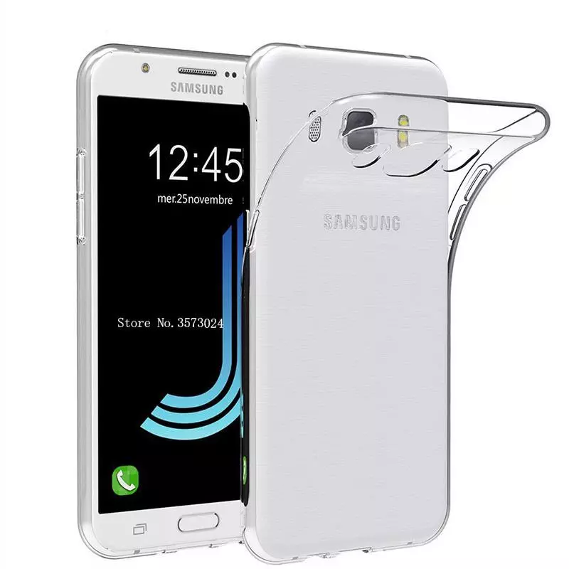 Ốp điện thoại silicon mềm trong suốt chống sốc dành cho Samsung Galaxy J5 On5 On7 J2 Pro 2016