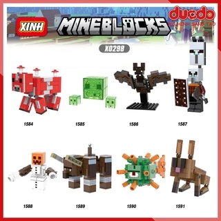 Minifigures các nhân vật Minecraft - Đồ chơi Lắp ghép Xếp hình Mini Mô hình XINH X0298