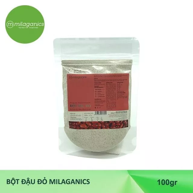 Bột đậu đỏ Milaganics 100g