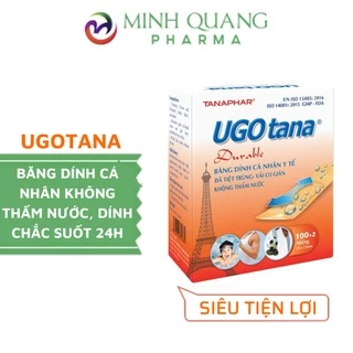 Băng dán cá nhân Urgo Tana - Hỗ trợ bảo vệ các vết thương nhỏ, vết trầy xước, rách da (Hộp 102 Miếng)