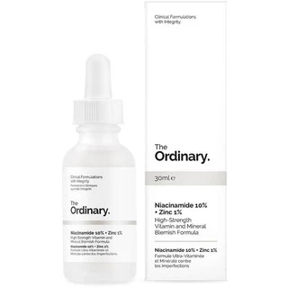 Tinh chất giảm thâm mụn, dưỡng sáng da The Ordinary Niacinamide 10% + Zinc 1%