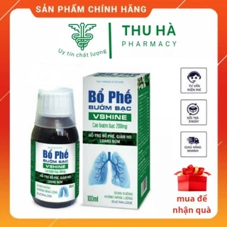 [ CHÍNH HÃNG] Bổ phế bướm bạc Vshine chai 100ml