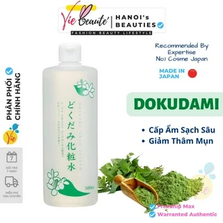 Toner Dokudami Chinoshio Natural Skin Lotion Nước Hoa Hồng Chiết Xuất Từ Lá Diếp Cá 500ml