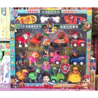 Set 12 Mô Hình Đội Chó Cứu Hộ Paw Patrol 8848 / 5548